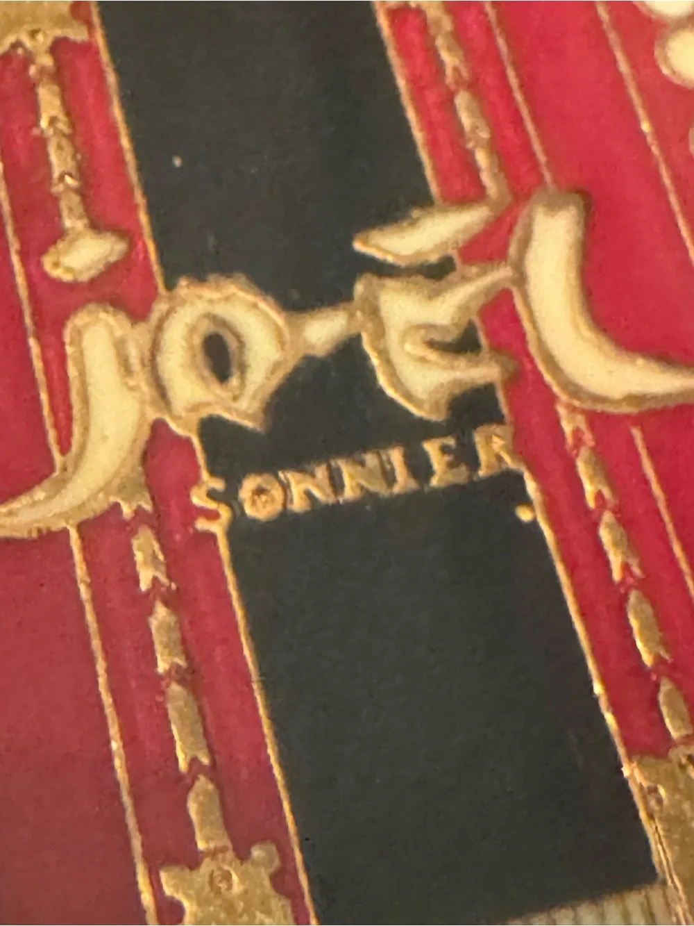 Vintage Jo-El Sonnier Accordion Enamel Lapel Pin Cajun Country Music Memorabilia